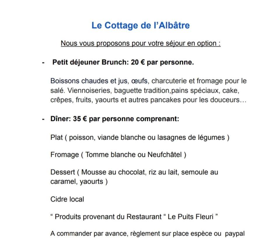 Le Cottage De L'Albatre Gite 2 Pers Jardin Parking A Vattetot Sur Mer Kültér fotó